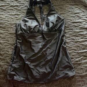 GAP Black Halter Tankini Swim Top